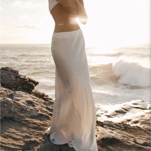 DISSH Cream Maxi Skirt